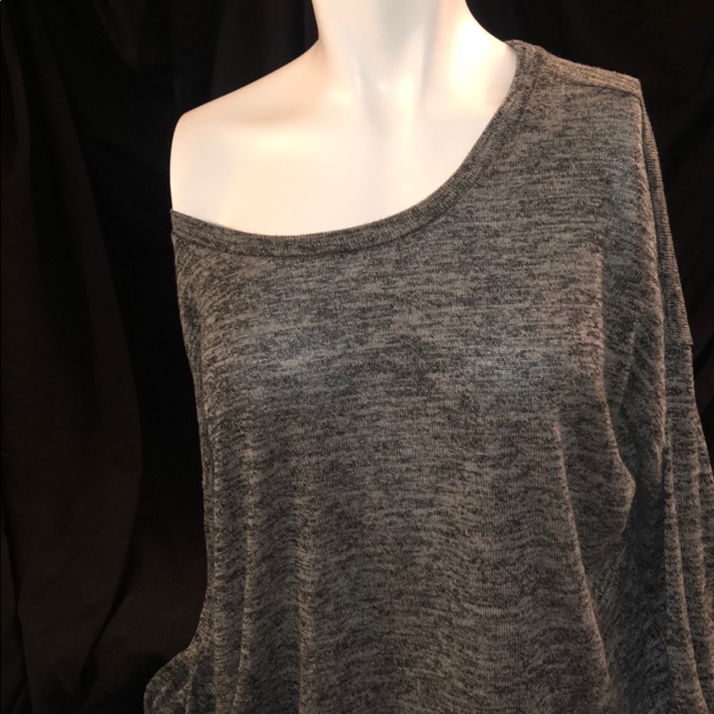 Wider shoulder sweater